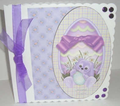 Easter Bunny Quick Card by Fran Turner