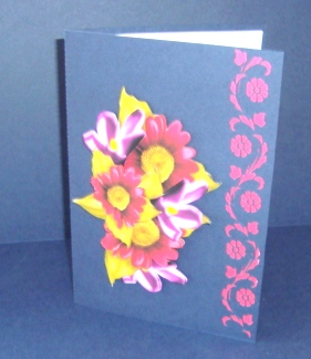 3 Fancy Edge Cards Cameo by Fran Turner