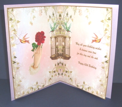 Happy 65th Birthday Insert by Fran Turner