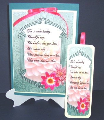 Mint Bookmark Card by Fran Turner