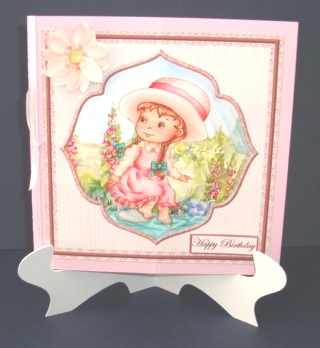 A Paddle in the Water Card Front with Pyramid Layers by Fran Turner