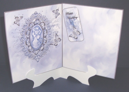 Blue Lady Insert by Fran Turner
