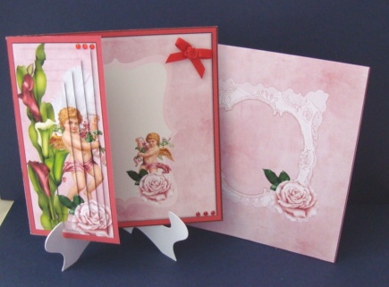 Cupids Garden Square Off Set Card Kit by Fran Turner