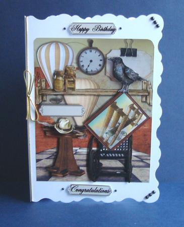 Male Birthday Card or Other Occasion by Fran Turner