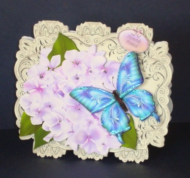 Butterfly Strip Card 4 by Fran Turner