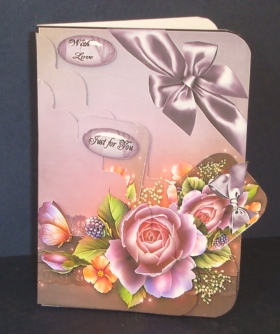 English Rose Quick Card by Fran Turner