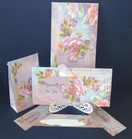 Dl Easel English Roses Kit by Fran Turner