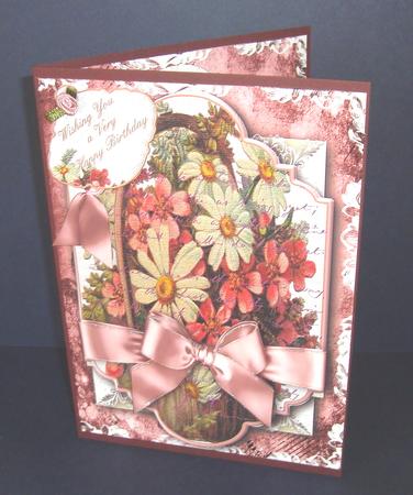 Victorian Flower Collection - Basket Full of Daisies by Fran Turner