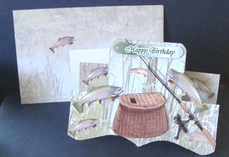 Fisherman Card by Fran Turner