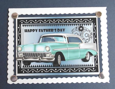 50s Car - Father's Day 1 by Fran Turner