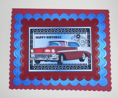 50s Car - Happy Birthday 2 by Fran Turner