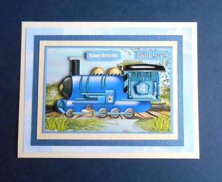 The Train on the Tracks by Fran Turner