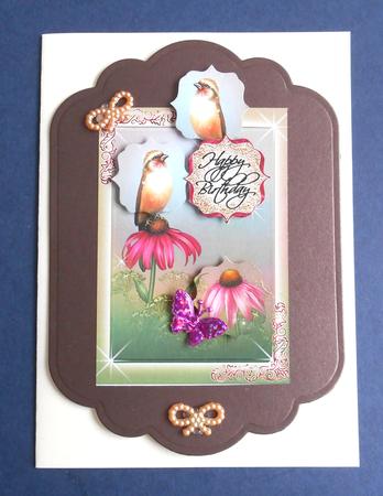 Coneflowers in the Mist 5x7 by Fran Turner