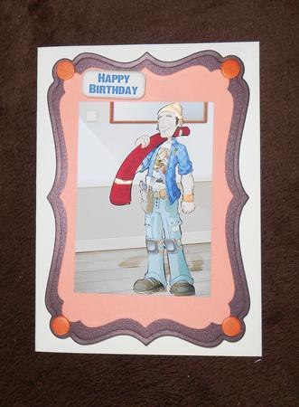 Carpet Fitter Dude by Fran Turner