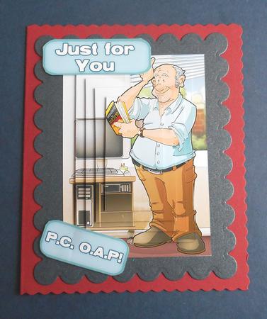 Old P.c. Dude Pyramid by Fran Turner