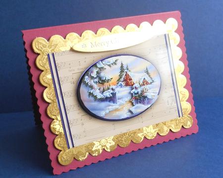 Snow Scene Quick Card by Fran Turner