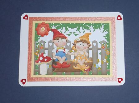 I Picked This Flower for You! Gnome Couple by Fran Turner