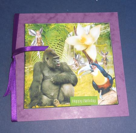 Jungle Dreams Card Topper & Decoupage by Fran Turner