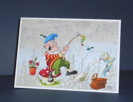 Gary the Gnome Decoupage Sheet by Fran Turner
