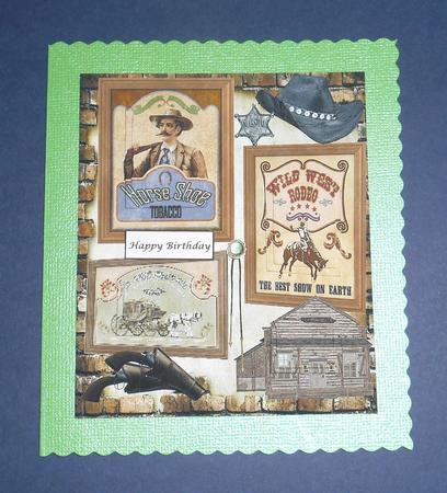 Wild West Poster Topper & Pyramid Layers by Fran Turner