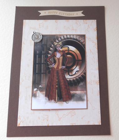 Southern Steam Punk A4 Topper by Fran Turner