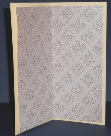 'metallic Damask Embossed' Backing Paper by Fran Turner