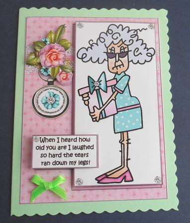 Stella Laughs at Your Age Quick Card by Fran Turner