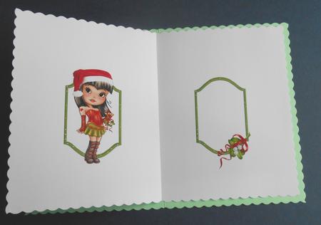 Cutest Mistletoe Tester Daughter Insert by Fran Turner
