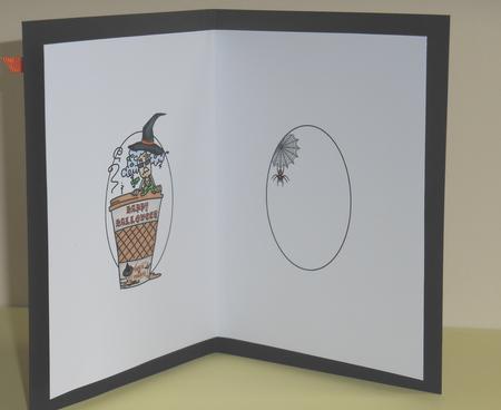 Stella Halloween Coffee Insert by Fran Turner