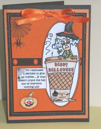 Stella Halloween Coffee by Fran Turner
