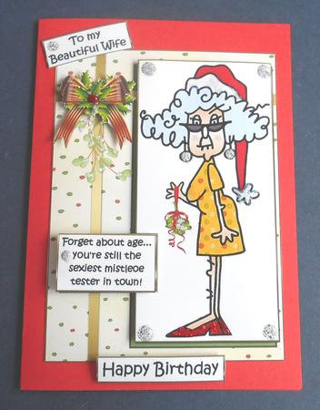 Stella Has a Christmas Birthday Quick Card by Fran Turner