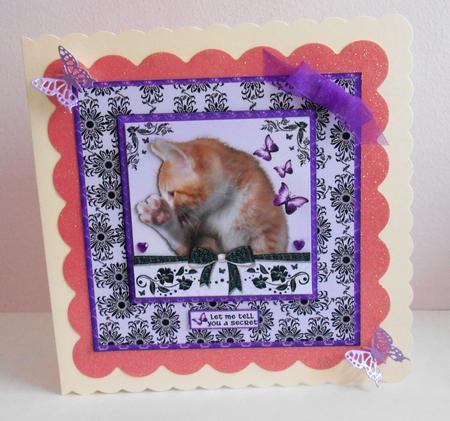 Secret Cat Pyramage for Purr-fect Birthday or Any Occasion by Fran Turner