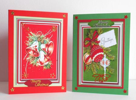 Two Lovely Christmas Toppers  by Fran Turner