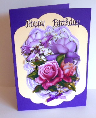 Beautiful Lilac Roses in a Bracket by Fran Turner