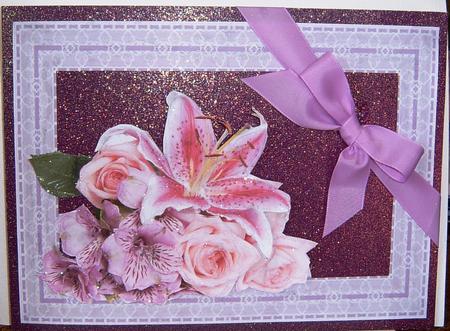 Lily & Rose Lace A4 Topper by Frances Dent