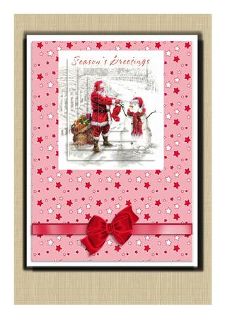 Lovely Santa, Pyramids by Frances Dent