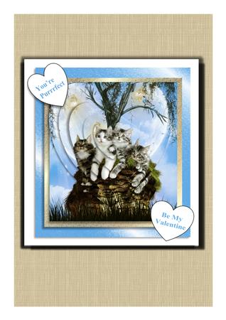 Fluffy Kittens by Frances Dent
