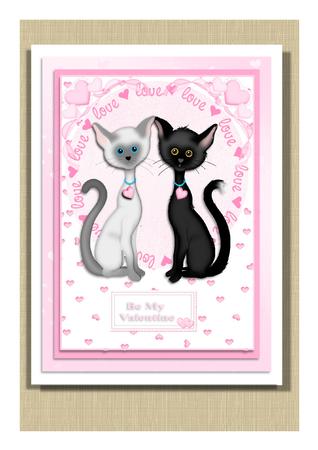 The Love Cats Wedding, Engagement or Anniversary Topper by Frances Dent