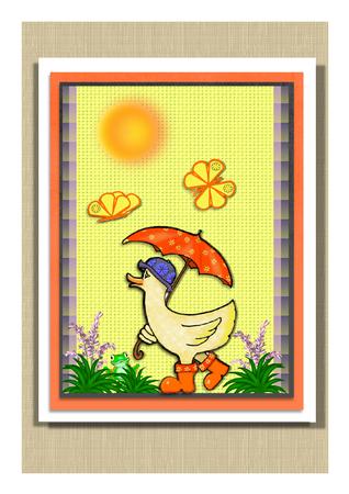Sunshine Duck by Frances Dent