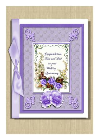 Lilac Roses for Mum and Dad's Anniversary by Frances Dent