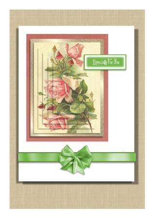 Pink Roses, Especially for U, Pyramids by Frances Dent