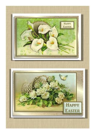 Easter Flowers Duo-deco by Frances Dent