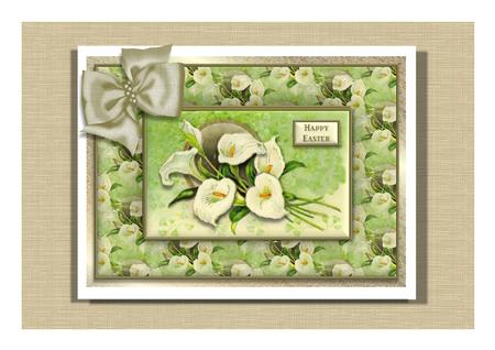 Easter Flowers 2 Quick Card by Frances Dent
