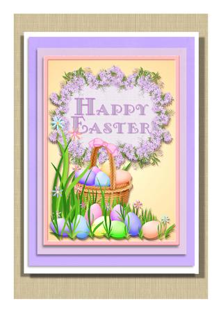 Easter Basket Quick Card by Frances Dent