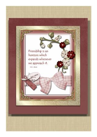 The Horizan of Friendship by Frances Dent