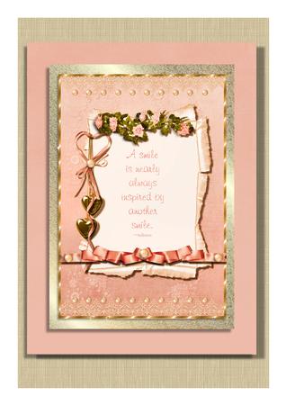 Smile Card Front by Frances Dent