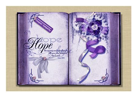 Book of Hope in Purple. by Frances Dent
