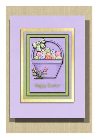 Easter Basket Quick Card by Frances Dent