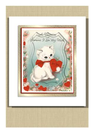Valentine Kitten by Frances Dent