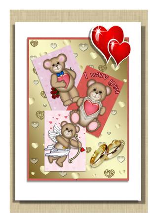 Love U Bears Toppers by Frances Dent